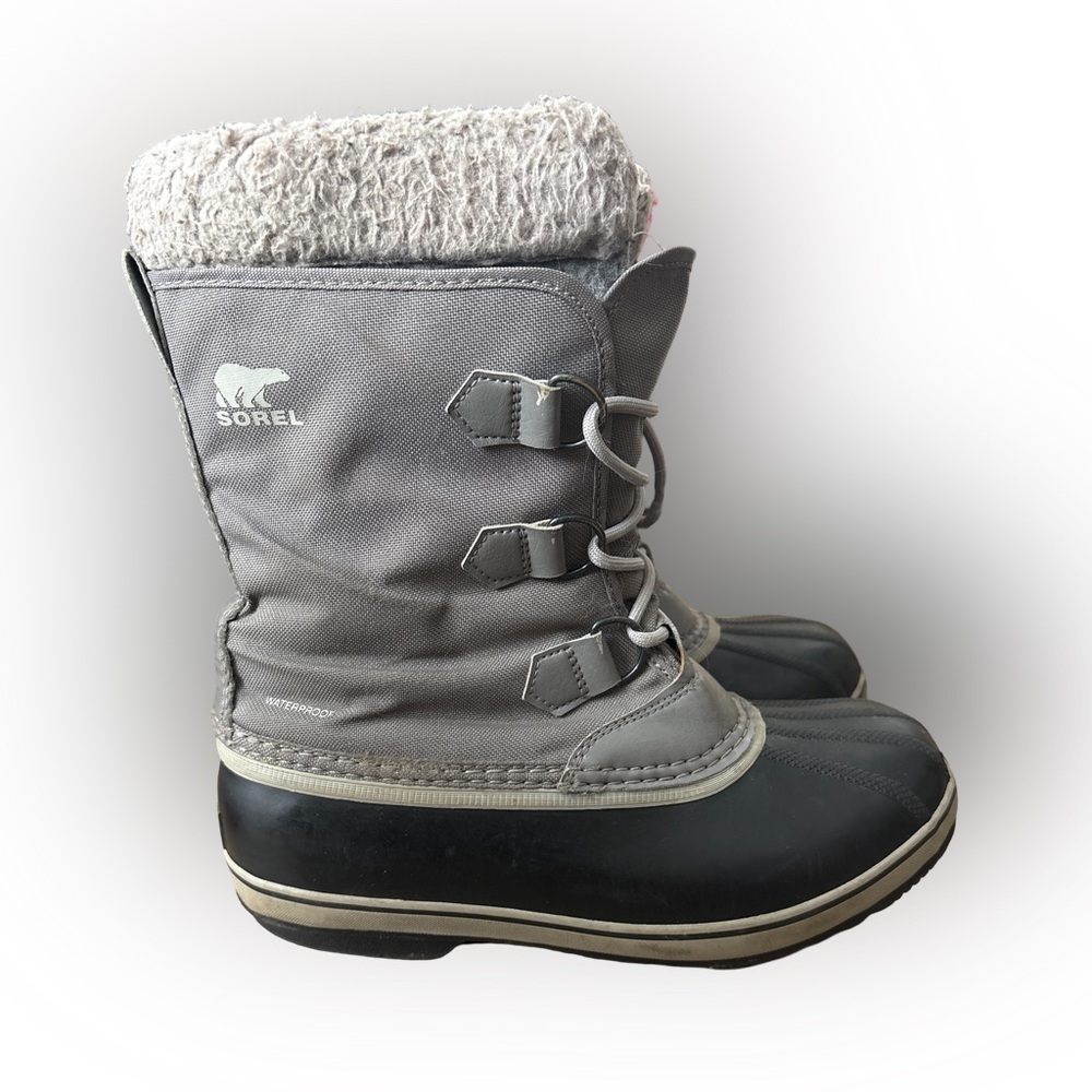 Sorel Black and Gray Snow Boots